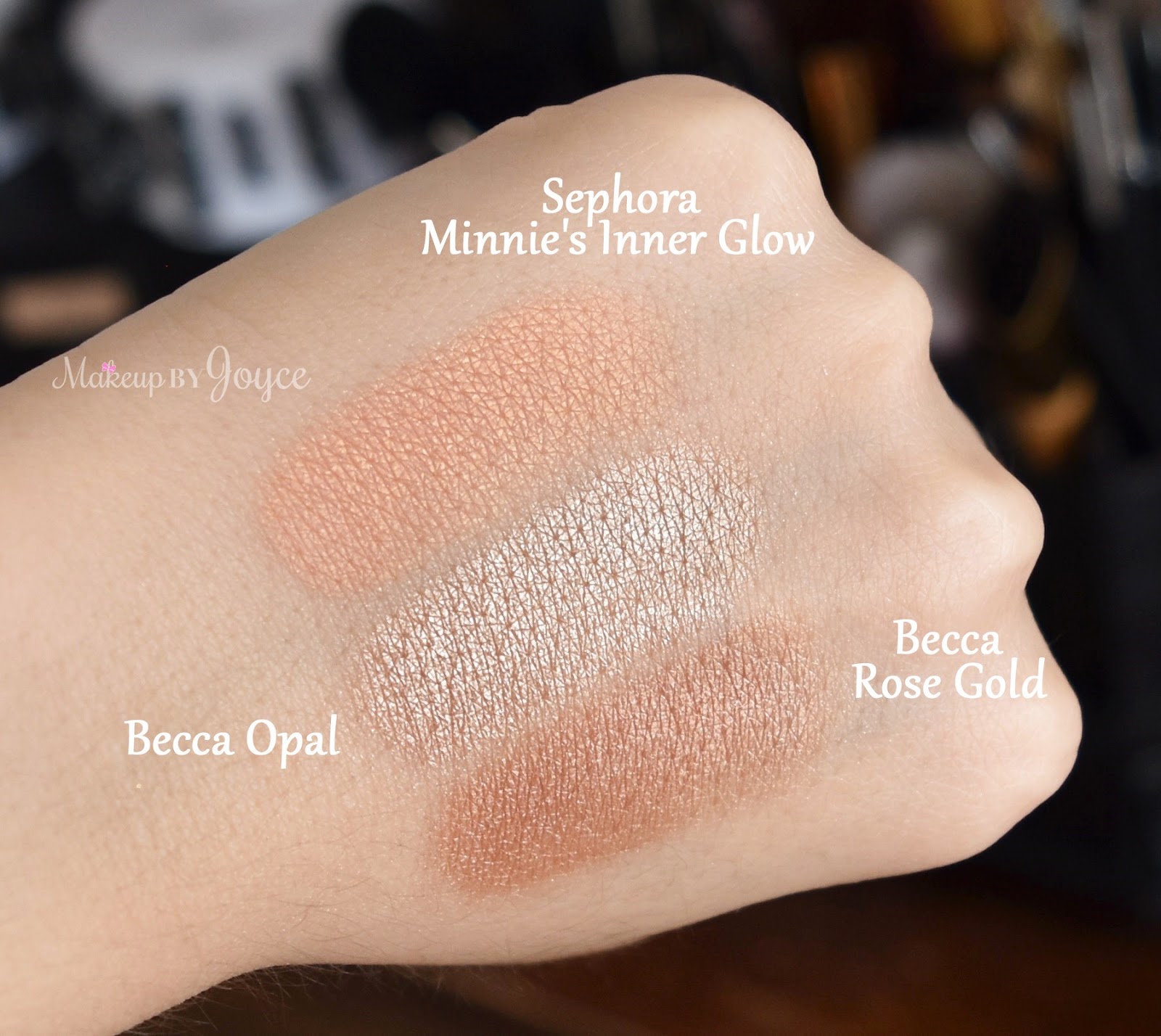 MakeupByJoyce Swatches Review Becca Shimmering Skin